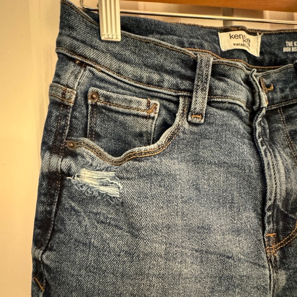 kensie Jeans The Kelsey Vintage Luxe High Rise Distressed Skinny - Picture 7 of 9